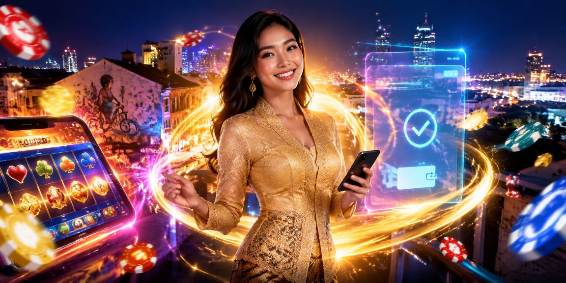 Suasana hiburan kasino bergaya kebaya Penang di platform bearbrick88